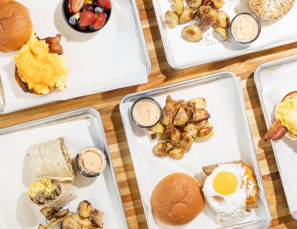 Comfort Fuel — scratch-made breakfast spread on butcher block