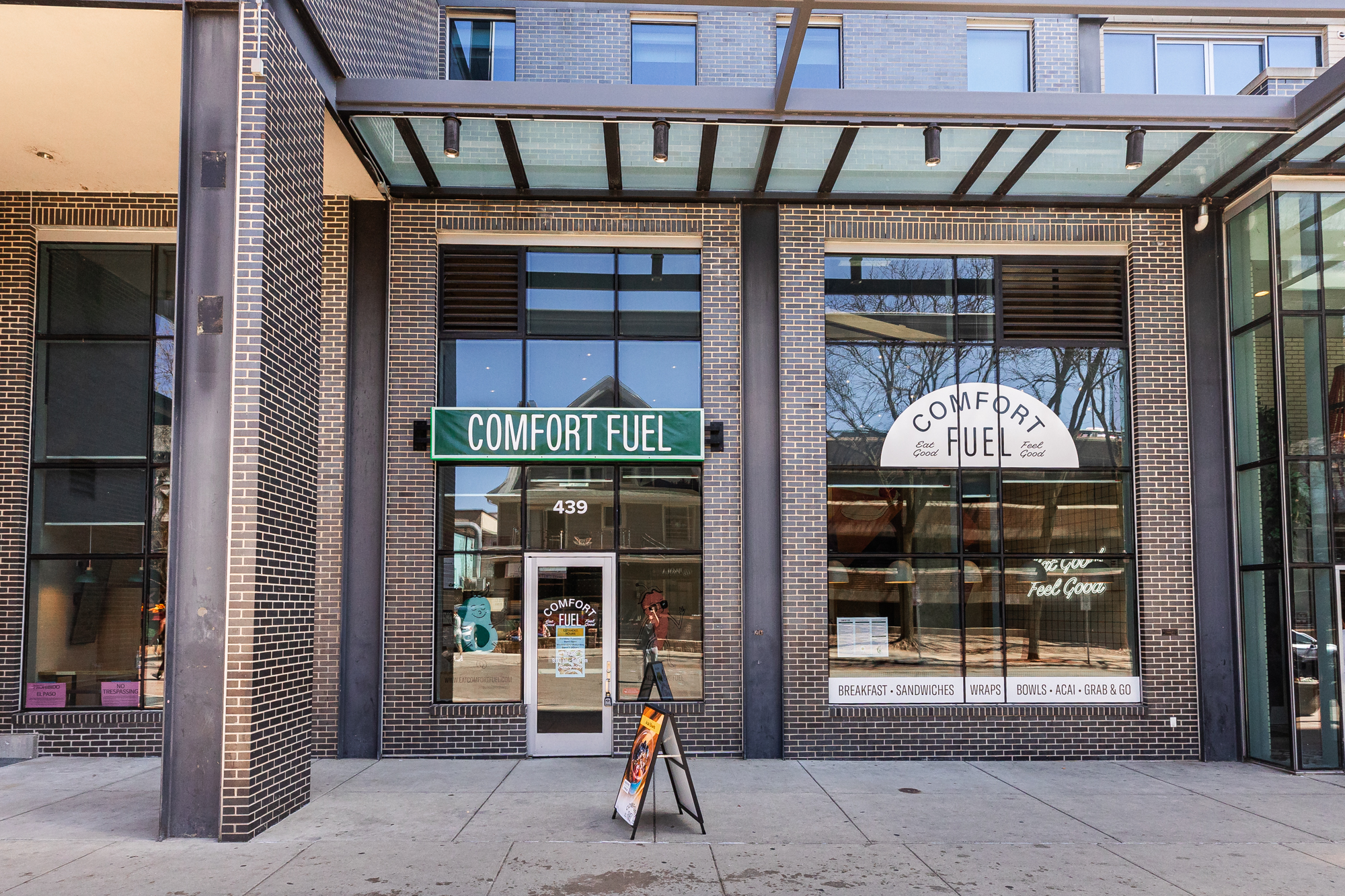 Comfort Fuel storefront at 439 N Frances Street, Madison, WI